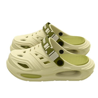 Slippers Men's Summer Outdoor Hole Shoes Deodorant And Non-slip