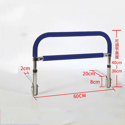 Safety Height Senior Bed Rails Side Handle Tool-Free Assembly Senior Bed Rails Elderly Sicurezza Letto Elderly Furniture