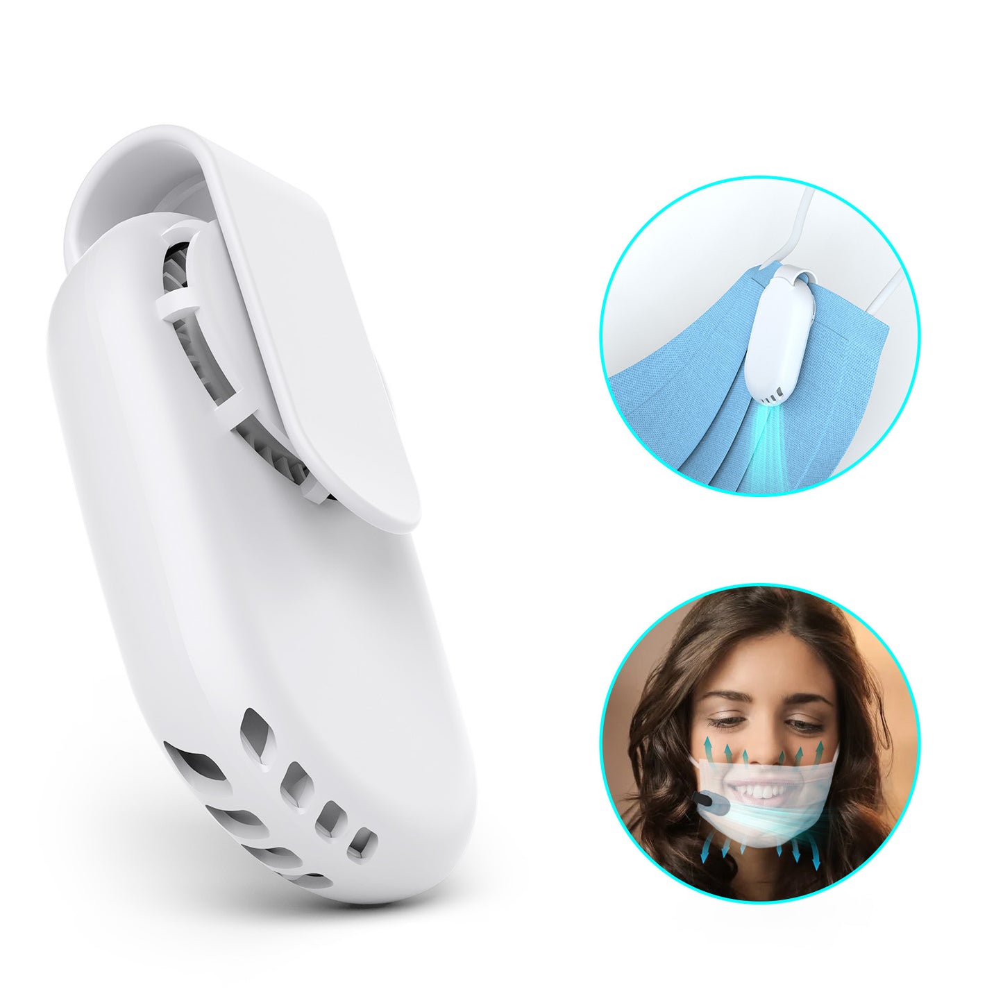 Factory Portable Mini USB Clip Charging Fan