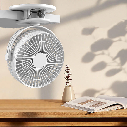 Student Dormitory Portable Mini Rechargeable Desktop Fan