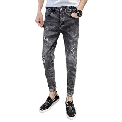 New Youth All-matching Simple High-grade Pants