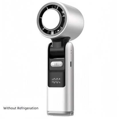 Turbos Chilled Ice Sensation Cold Fan Super Mini Turbos Speed Fan USB Powered Digital Display For Outdoor Camping Travel