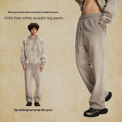 Straight Loose Street Retro Men's Trousers