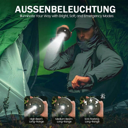 10M Outdoor Camping String Lights Festival Tent Light USB Charging Hanging Lamps