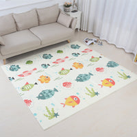 2 Sided Baby Play Mat Reversible Baby Kids Crawling Mat Folding Waterproof Mat