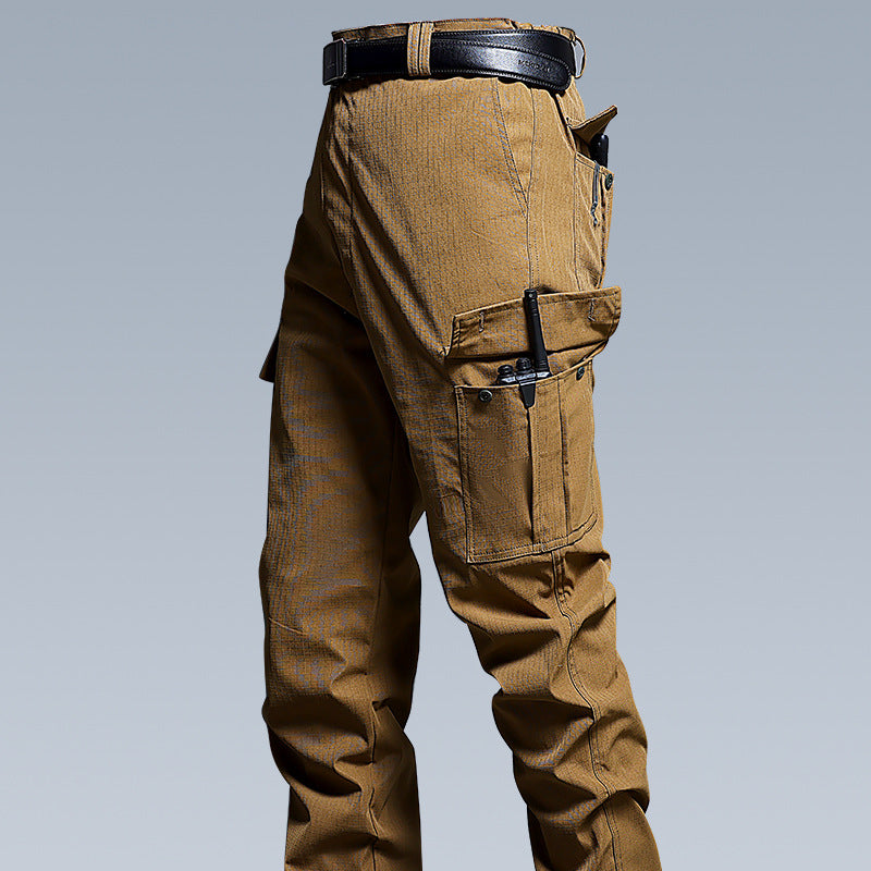 Outdoor Multi-pocket Loose-fit Durable Tactical Utility Work Pants