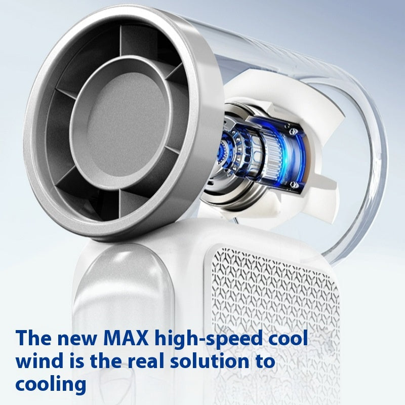 Outdoor Portable Usb Charging High Speed Digital Display Cooling Fan