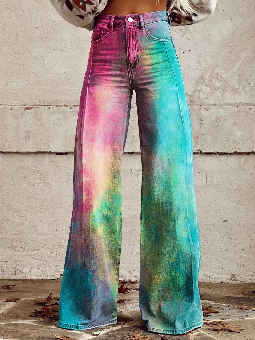 Hot Selling Plus Size Women's Casual Pants Thin Imitation Jeans