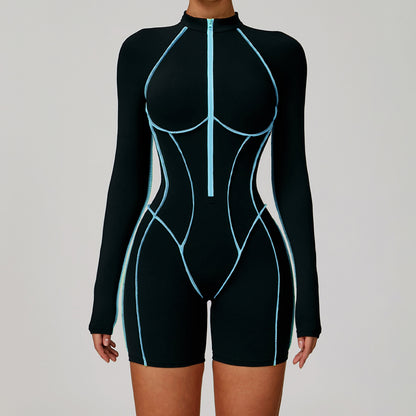 Tight Workout Clothes High-strength Sports Jumpsuit 9318