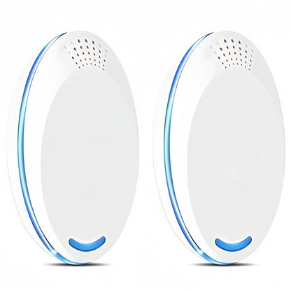 2 Pcs Ultrasonic Pest Control Repeller UK Plug-in Reject Rat Mouse Mice Spider