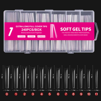 Xl Nail Tips Full Cover