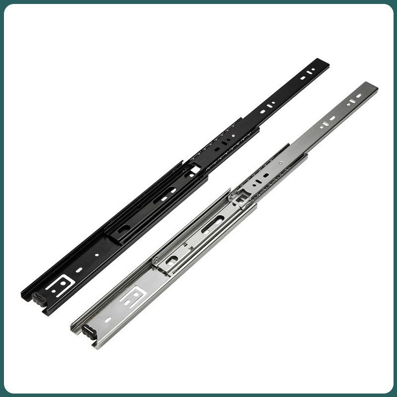 45 Wide Three Section Steel Extended Drawer Ball Slide
