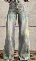 Hot Selling Plus Size Women's Casual Pants Thin Imitation Jeans